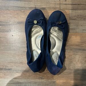 Navy Blue Women's Ballet Flats